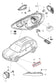 2011-2014 Porsche Cayenne S Front Right and Left Side Marker Light 958631071001