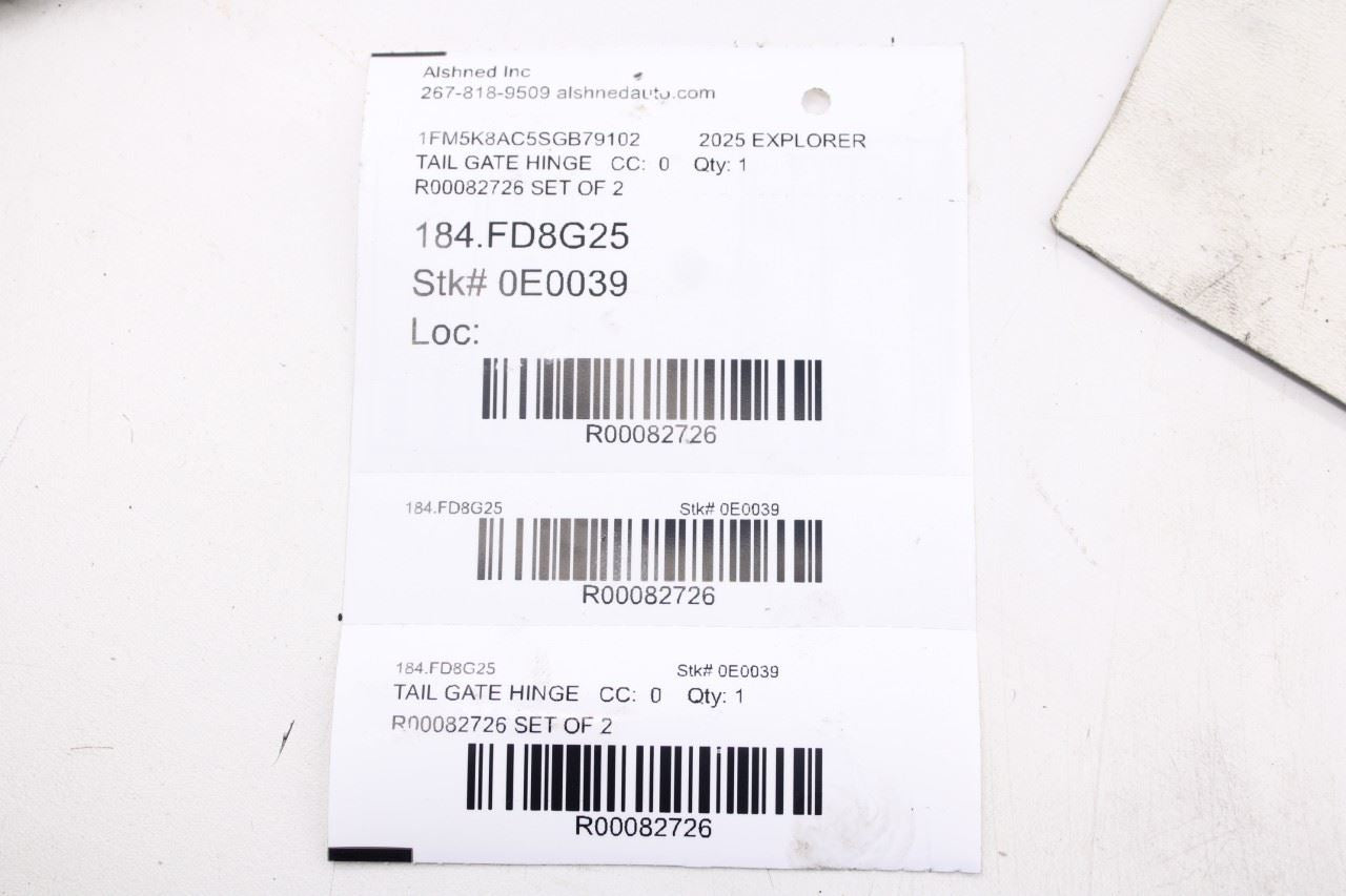 2020-2026 Ford Explorer Interceptor Rear Trunk Right and Left Side Hinge Set11