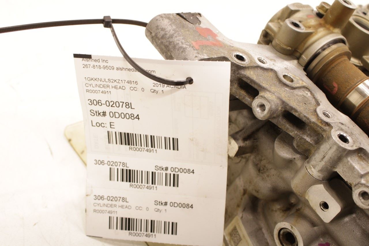 2017-2023 GMC Acadia SLT-1 3.6L Left Side Engine Cylinder Head 12684222 OEM - Alshned Auto Parts