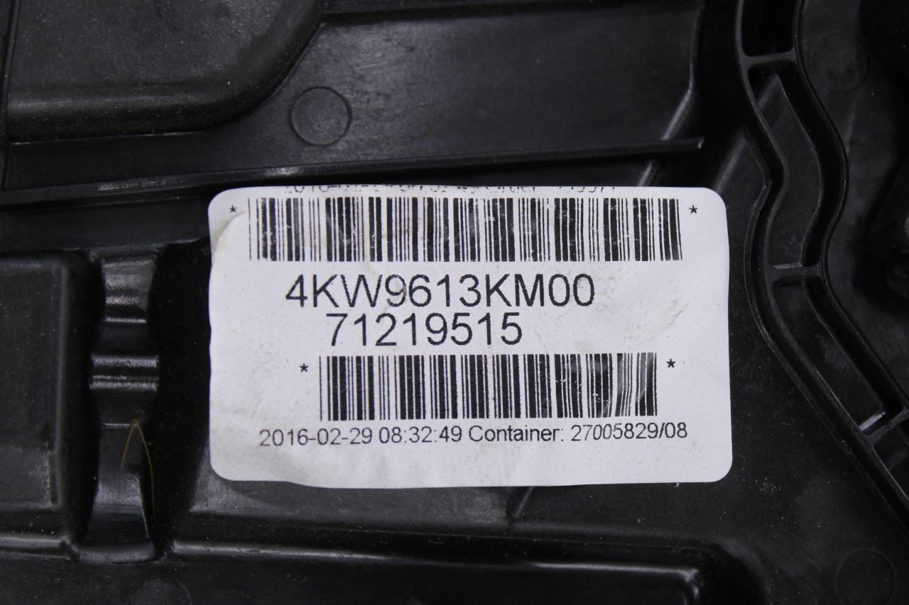 2016-20 KIA Optima EX Rear Right Side Door Window Regulator w/ Carrier and Motor - Alshned Auto Parts