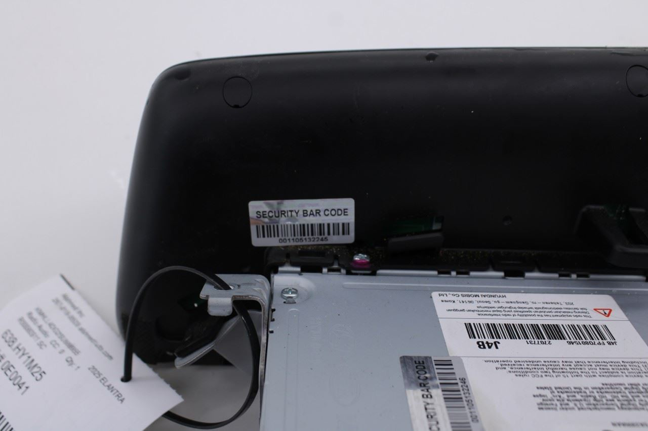 2024-2025 Hyundai Elantra SE Audio Radio Faceplate Control Panel w/ 8.0 Display 8