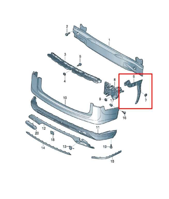 18-20 Volkswagen Atlas S 3.6L Rear Bumper Right and Left Side Mount Bracket Set - Alshned Auto Parts