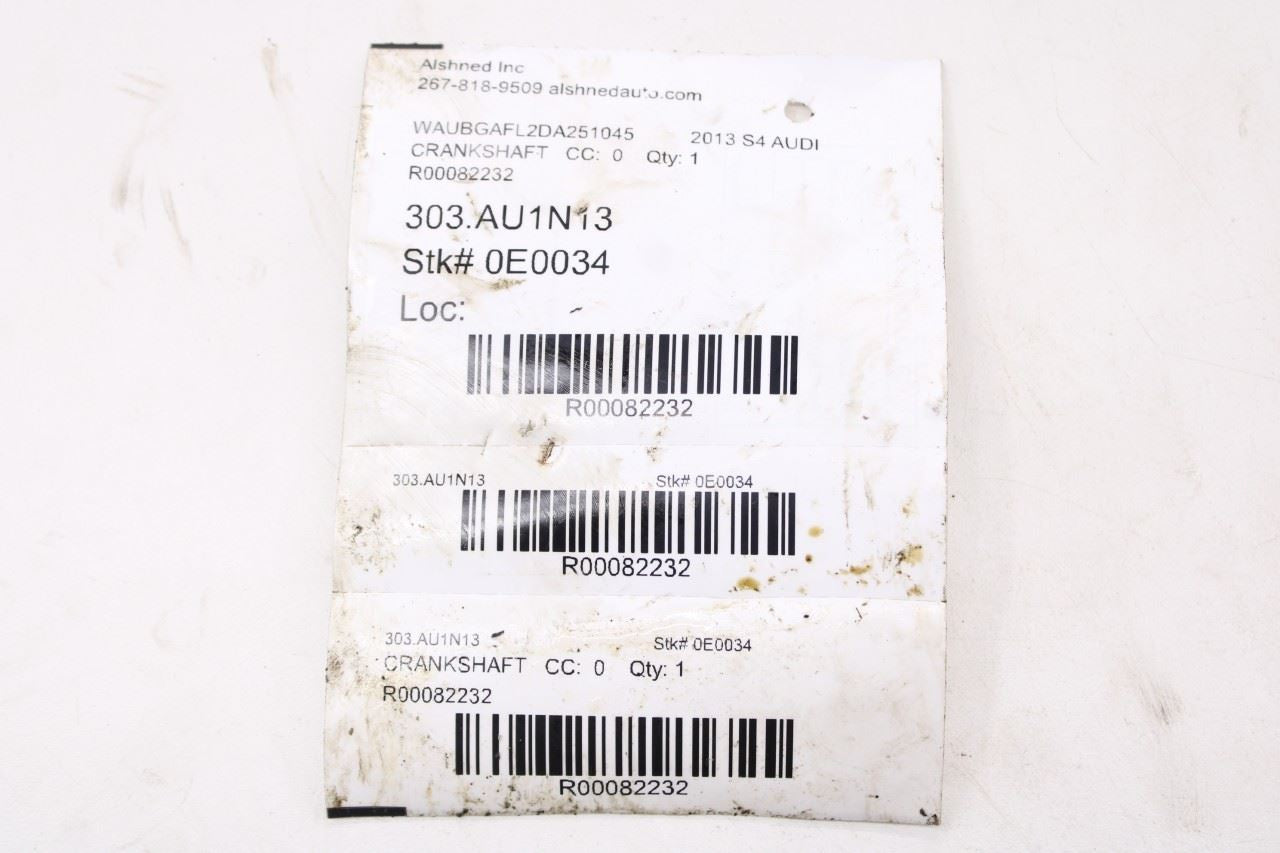 2010-2016 Audi S4 Premium Plus 3.0L AWD Engine Motor Crankshaft 06E105101AD OEM10