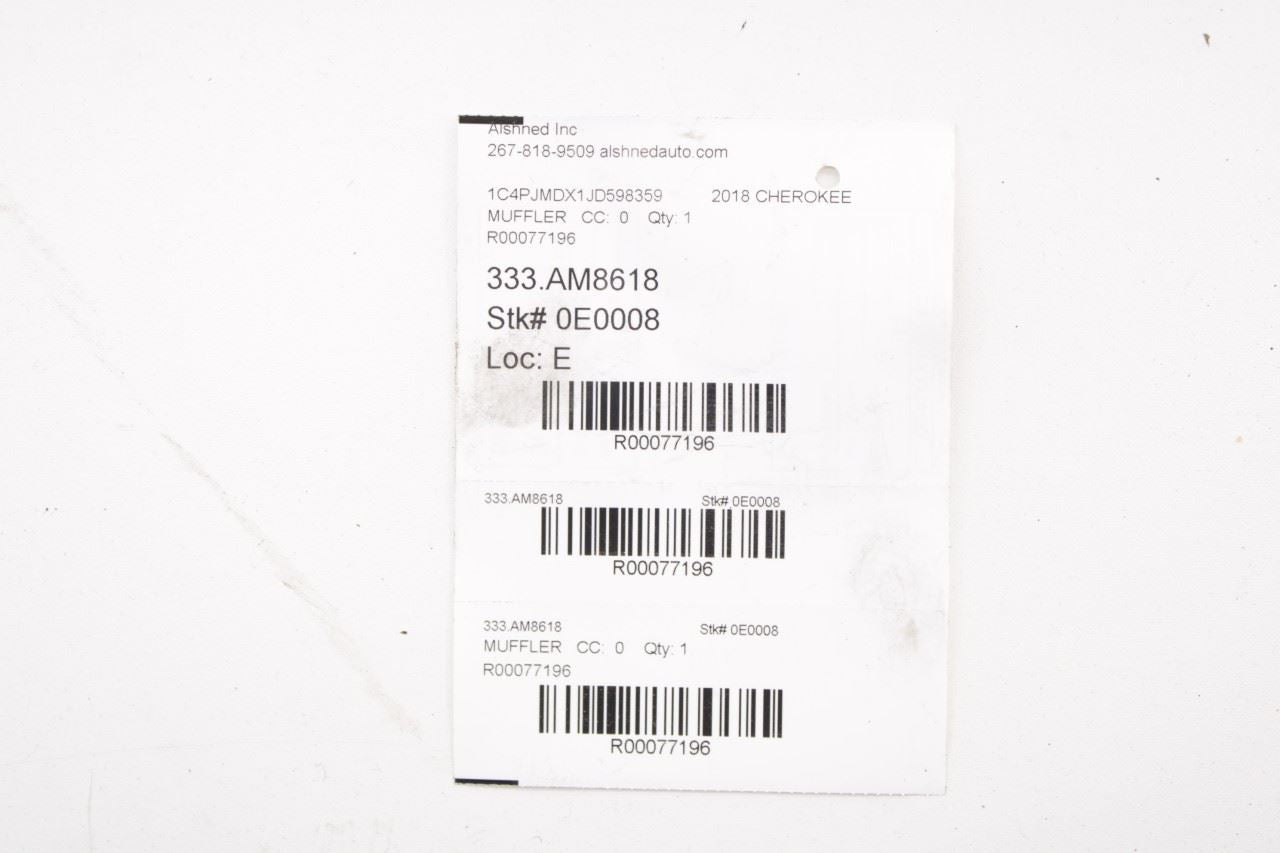 15-18 Jeep Cherokee Limited Rear Left and Right Exhaust Tail Pipe Tip 68236950AA - Alshned Auto Parts