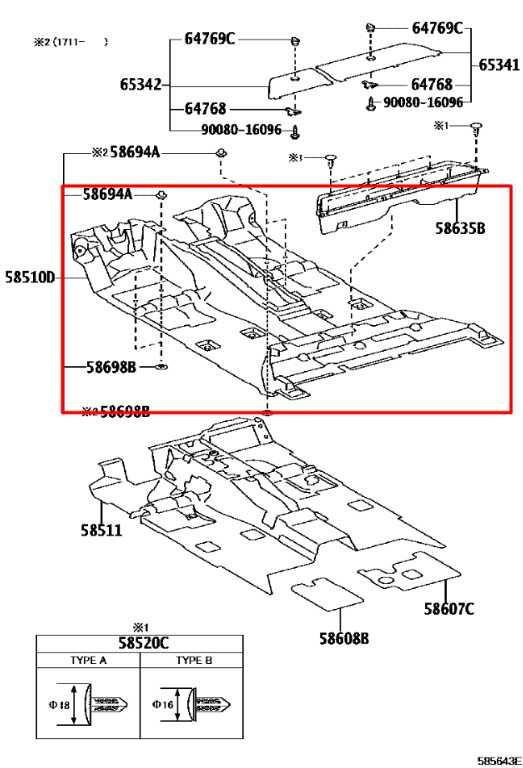 17-23 Toyota Tacoma SR5 Double Cab Front and Rear 2nd Row Floor Interior Carpet - Alshned Auto Parts