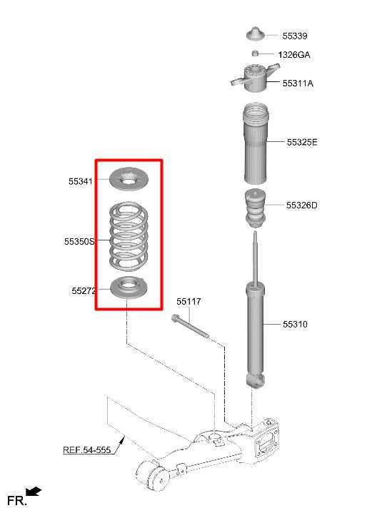 24-26 Hyundai Elantra SE 2.0L FWD Rear Suspension RH and LH Side Coil Spring Set - Alshned Auto Parts