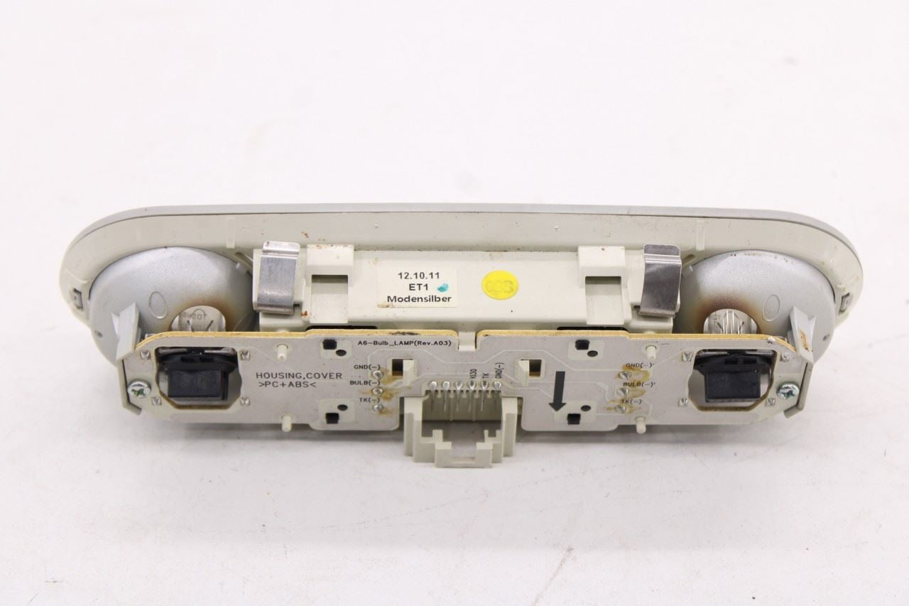 12-17 Audi A7 Premium Front and Rear Overhead Console Dome Light Lamp 4G0947135E3