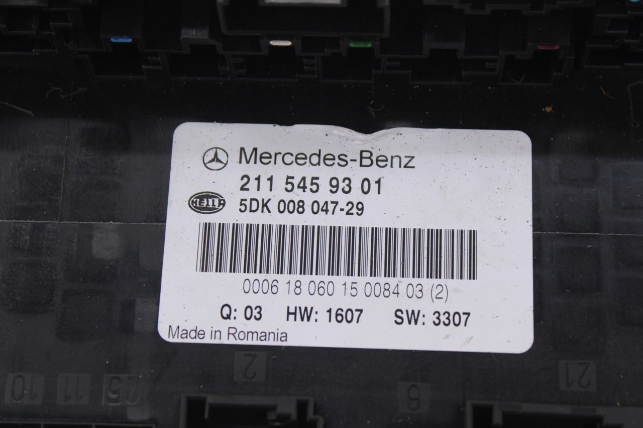 2003-06 Mercedes-Benz E500 5.0L Rear Trunk SAM Module Fuse Relay Junction Block - Alshned Auto Parts