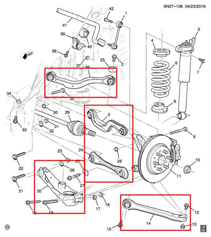 17-23 GMC Acadia SLT-1 AWD Rear Suspension Passenger Right Side Control Arm Set - Alshned Auto Parts