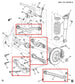 17-23 GMC Acadia SLT-1 AWD Rear Suspension Passenger Right Side Control Arm Set - Alshned Auto Parts