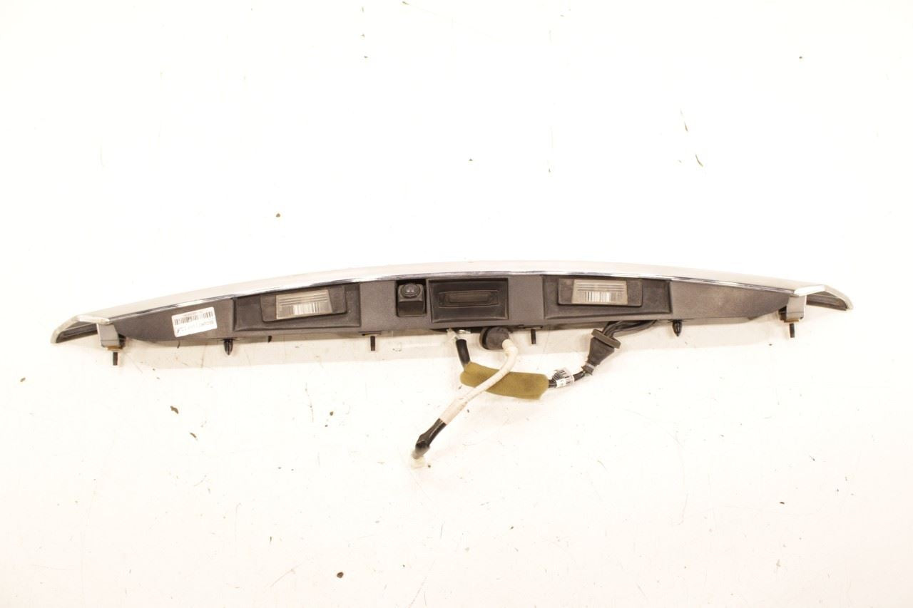 14-18 Infiniti Q50 Premium Rear Liftgate Release Handle Trim w/ Light and Camera - Alshned Auto Parts