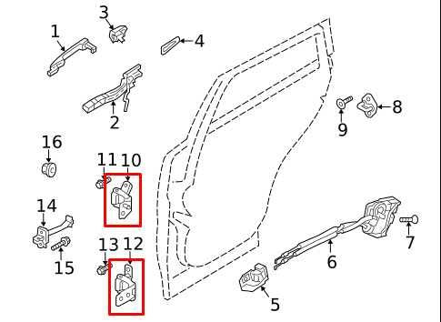 2020-25 Mazda CX-30 2.5 S Rear Left Door Hinge Upper and Lower Pair KD53-73-210A - Alshned Auto Parts