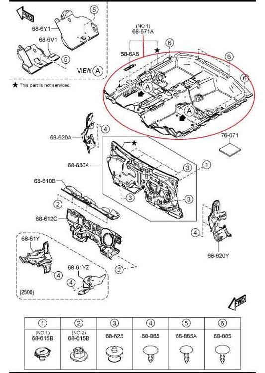 2020-25 Mazda CX-30 2.5 S Front Interior Floor Carpet Cover Liner Mat DGJ468670B - Alshned Auto Parts