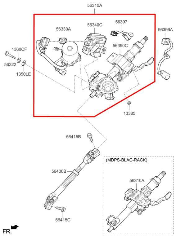 2016-2018 Kia Optima EX 2.4L FWD Steering Column Assembly 56300D5700 OEM1