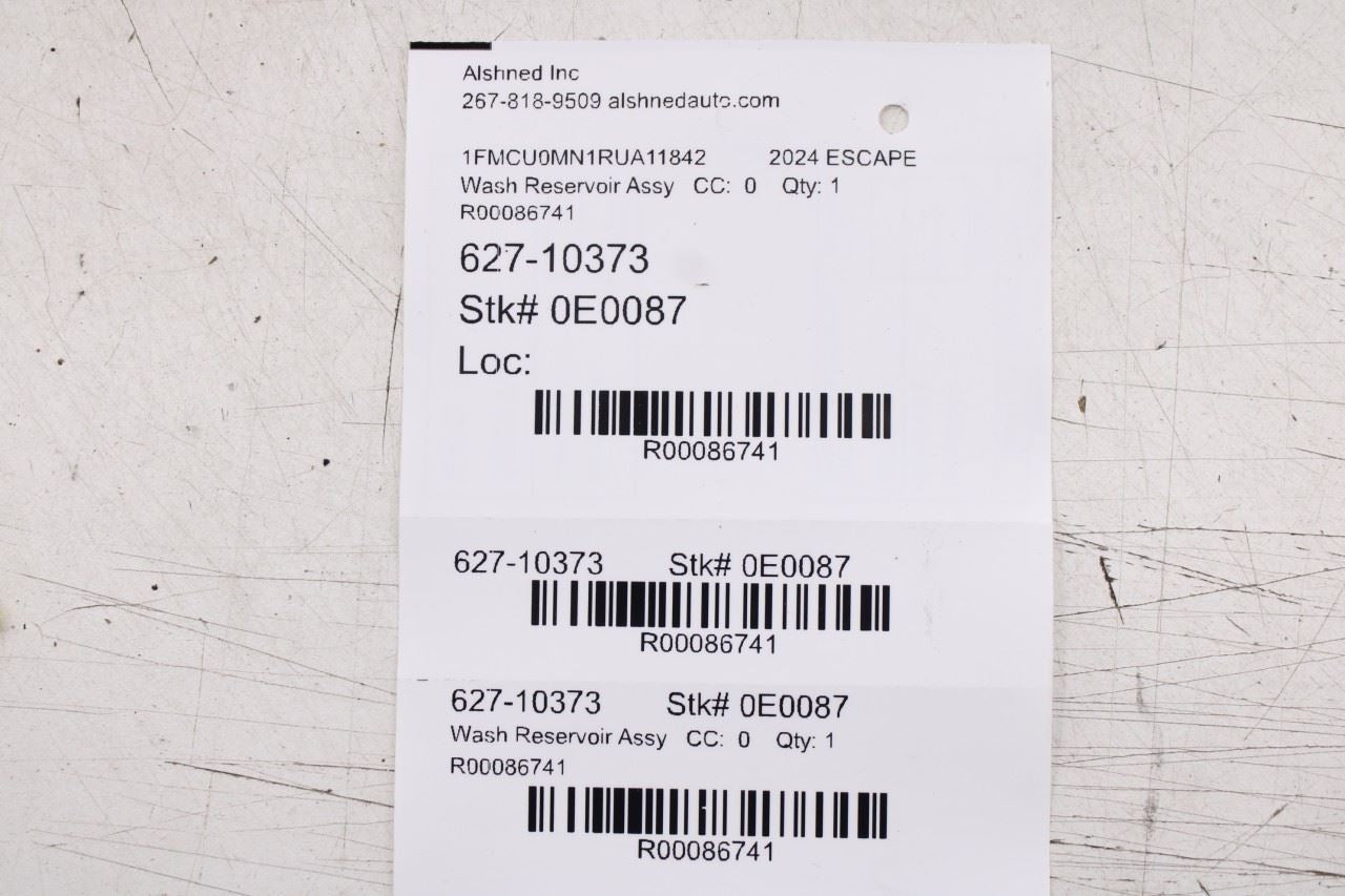 2020-2025 Ford Escape ST 1.5L Windshield Washer Reservoir Bottle PJ6B-17B613-AD14