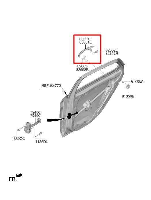 2021-2025 Hyundai Elantra SE 2.0L FWD Rear Driver Left Side Door Exterior Handle - Alshned Auto Parts