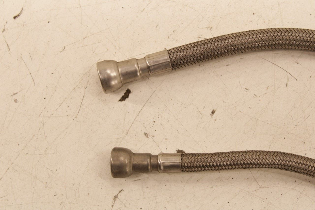 1997-1998 Chevrolet Corvette 5.7L Front Fuel Feed Jumper Hose Line Stainless Set - Alshned Auto Parts