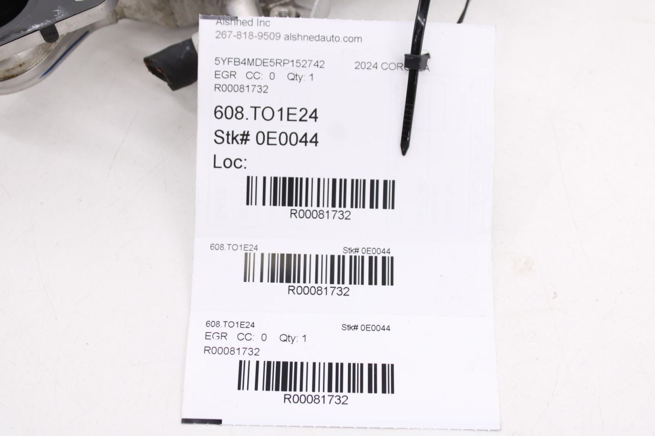 2019-2026 Toyota Corolla LE 2.0L Exhaust Gas Recirculation EGR Cooler 256802401012
