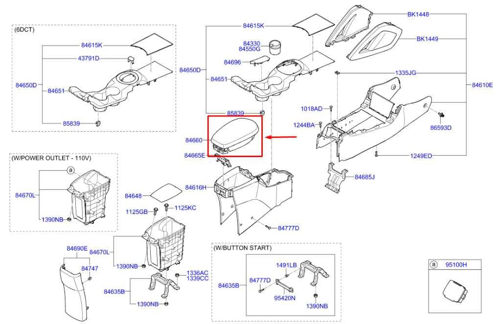 2011-2017 Hyundai Veloster Base Center Console Armrest Lid Cover 84660-2V000RY - Alshned Auto Parts