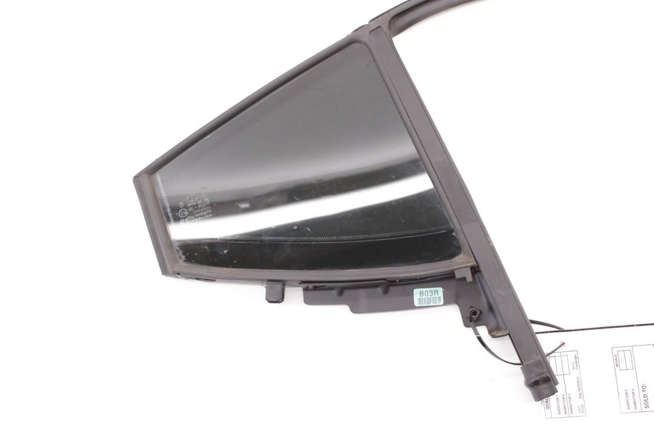 2017-20 Hyundai Elantra Value Edition Rear Right Door Vent Glass w/ Run Channel - Alshned Auto Parts