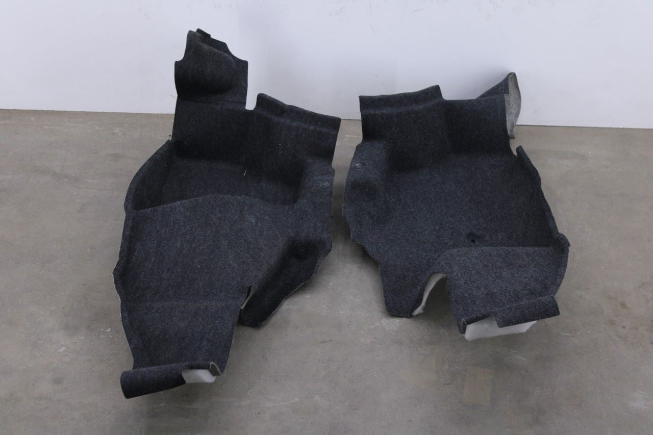 10-14 Ford Mustang Premium Conv V6 Rear RH and LH Inner Quarter Carpet Cover Set0