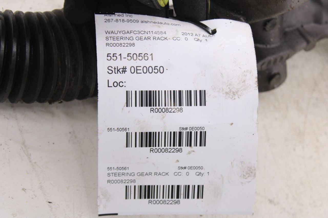 2012-2018 Audi A7 Premium Power Steering Gear Rack and Pinion 4G1423105D OEM19