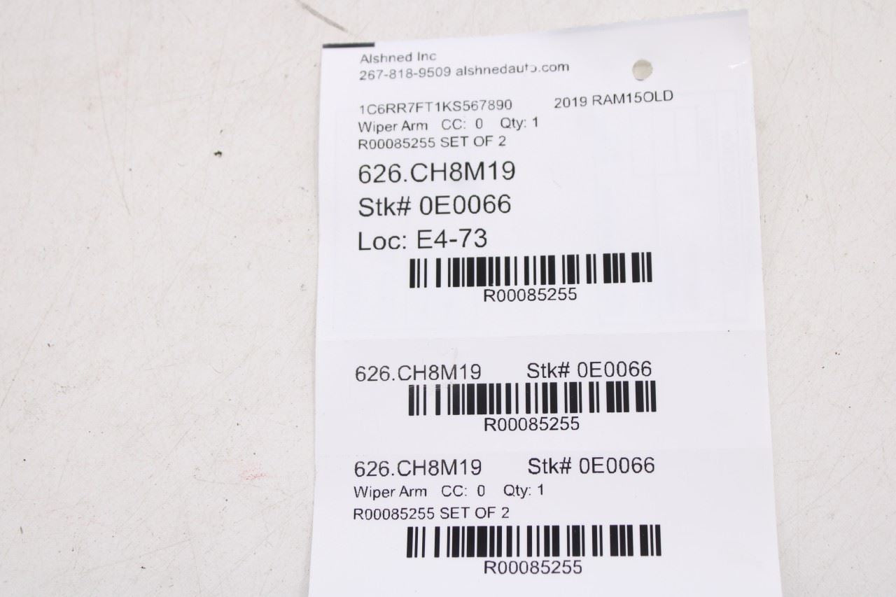 2014-2024 RAM 1500 Classic Express Quad Cab Front Left and Right Wiper Arm OEM12