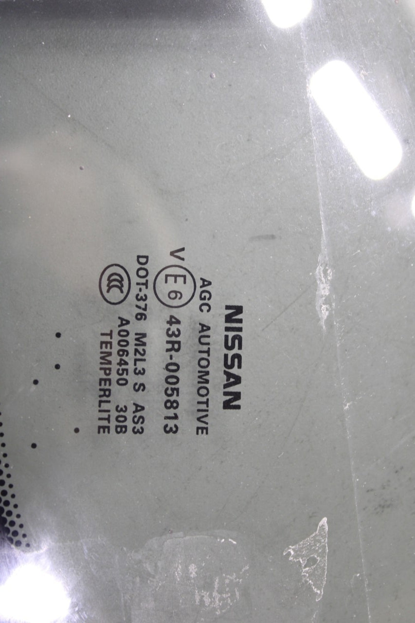 2013-2020 Nissan Pathfinder SV Rear Left Side Quarter Window Glass 83301-3KA0A - Alshned Auto Parts