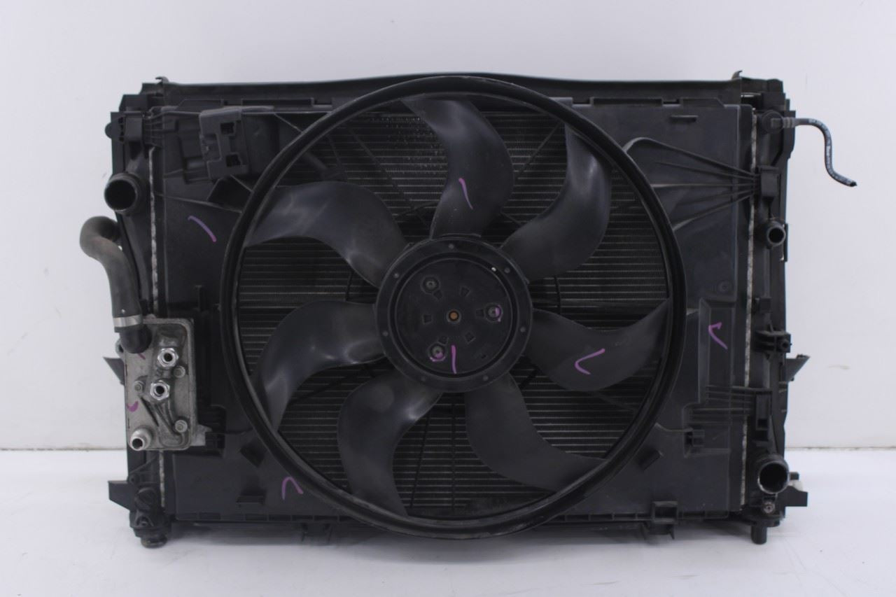 2015-23 Mercedes-Benz C300 4Matic 2.0L Engine Radiator w/ Cooling Fan Motor Assy - Alshned Auto Parts