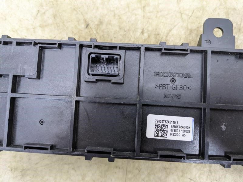 2017-20 Honda Ridgeline AC Heater Temperature Climate Control 79600-T6Z-A51 OEM - Alshned Auto Parts