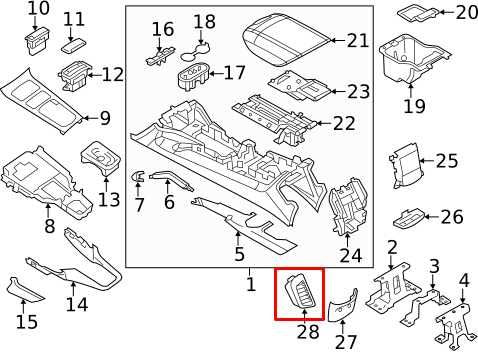 2011-2018 Porsche Cayenne Platinum Center Console Rear Back Panel Right Air Vent - Alshned Auto Parts