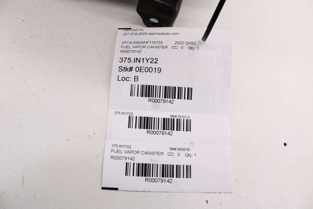 2020-25 Infiniti QX50 Luxe Fuel Vapor Evaporative Emission Canister 14950-5VG0A - Alshned Auto Parts