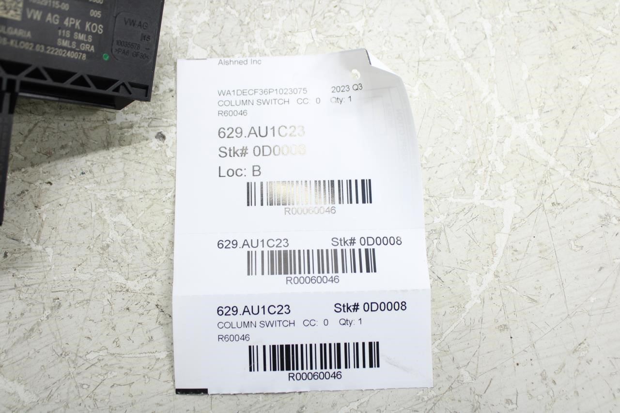 19-23 Audi Q3 S Line Steering Column Turn Signal Wiper Switch 82A-953-521-NE OEM - Alshned Auto Parts