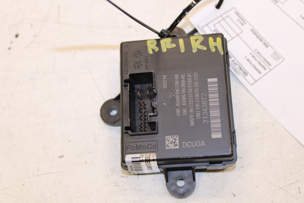 2015-2016 Volvo S60 T5 Premier Rear Right Side Door Control Module 31343872 OEM - Alshned Auto Parts