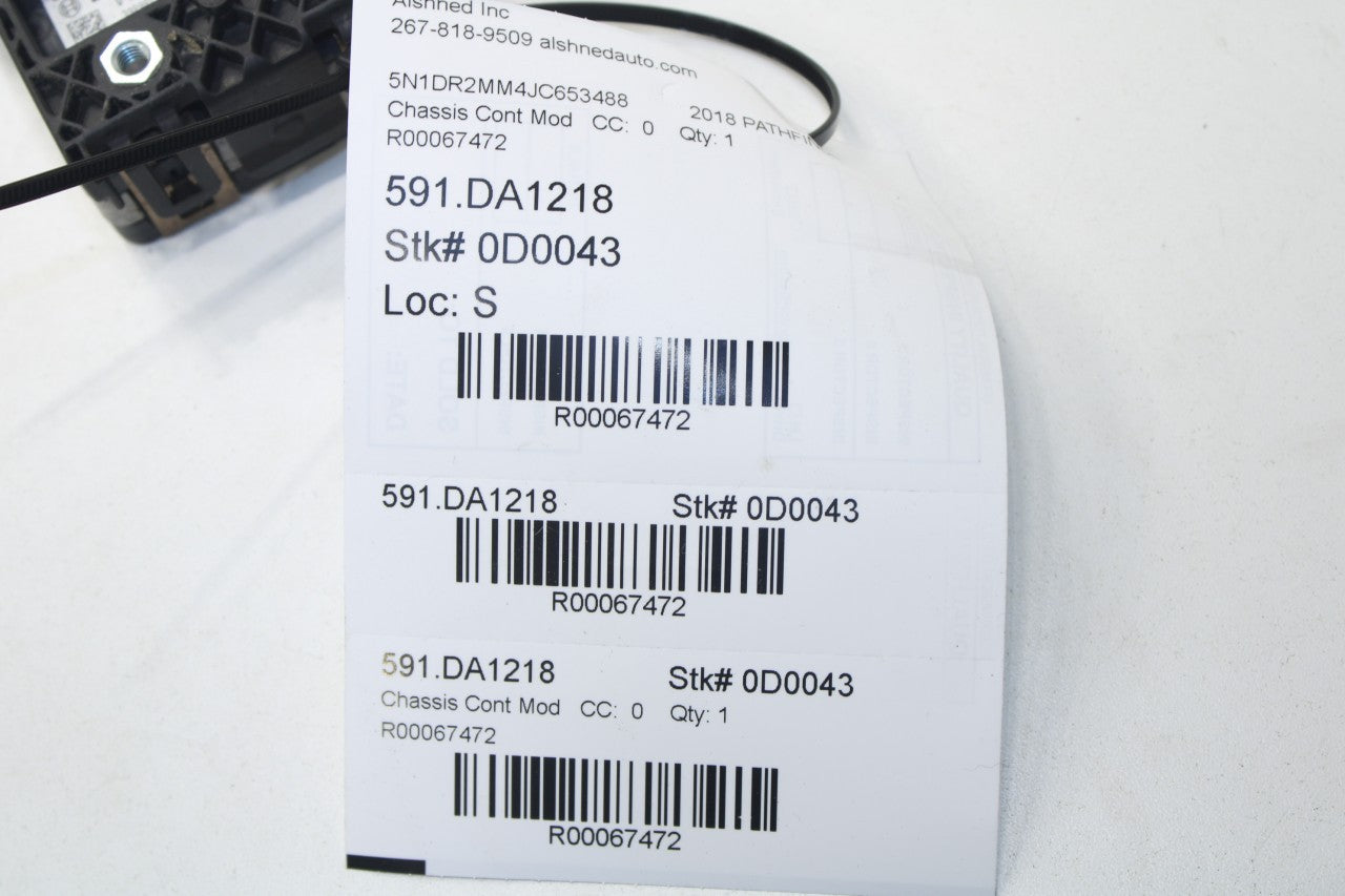 2017-2020 Nissan Pathfinder SV Front Cruise Control Radar Distance Sensor Module - Alshned Auto Parts