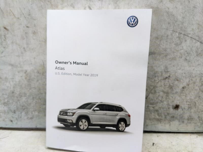 2019 Volkswagen Atlas U.S. Edition Owners Manual Set with Case 3CN012723BE OEM - Alshned Auto Parts