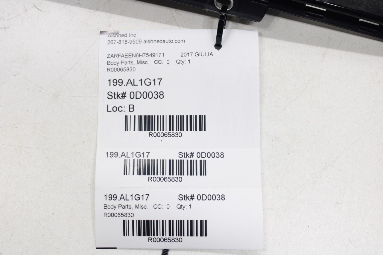 17-24 Alfa Romeo Giulia Ti AWD 2.0L Rear Right Door Pillar Aplique Molding Panel - Alshned Auto Parts
