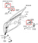 2016-20 Kia Optima EX Front Passenger Right Side Door Exterior Handle 82661D5210 - Alshned Auto Parts