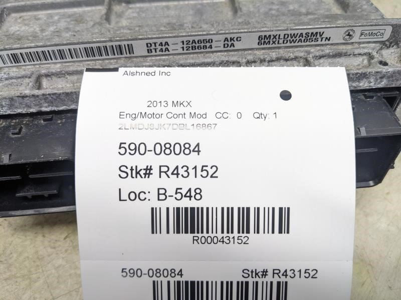 2013-2015 Lincoln MKX 3.7L Engine Control Module ECU ECM DT4A-12A650-AKC OEM - Alshned Auto Parts