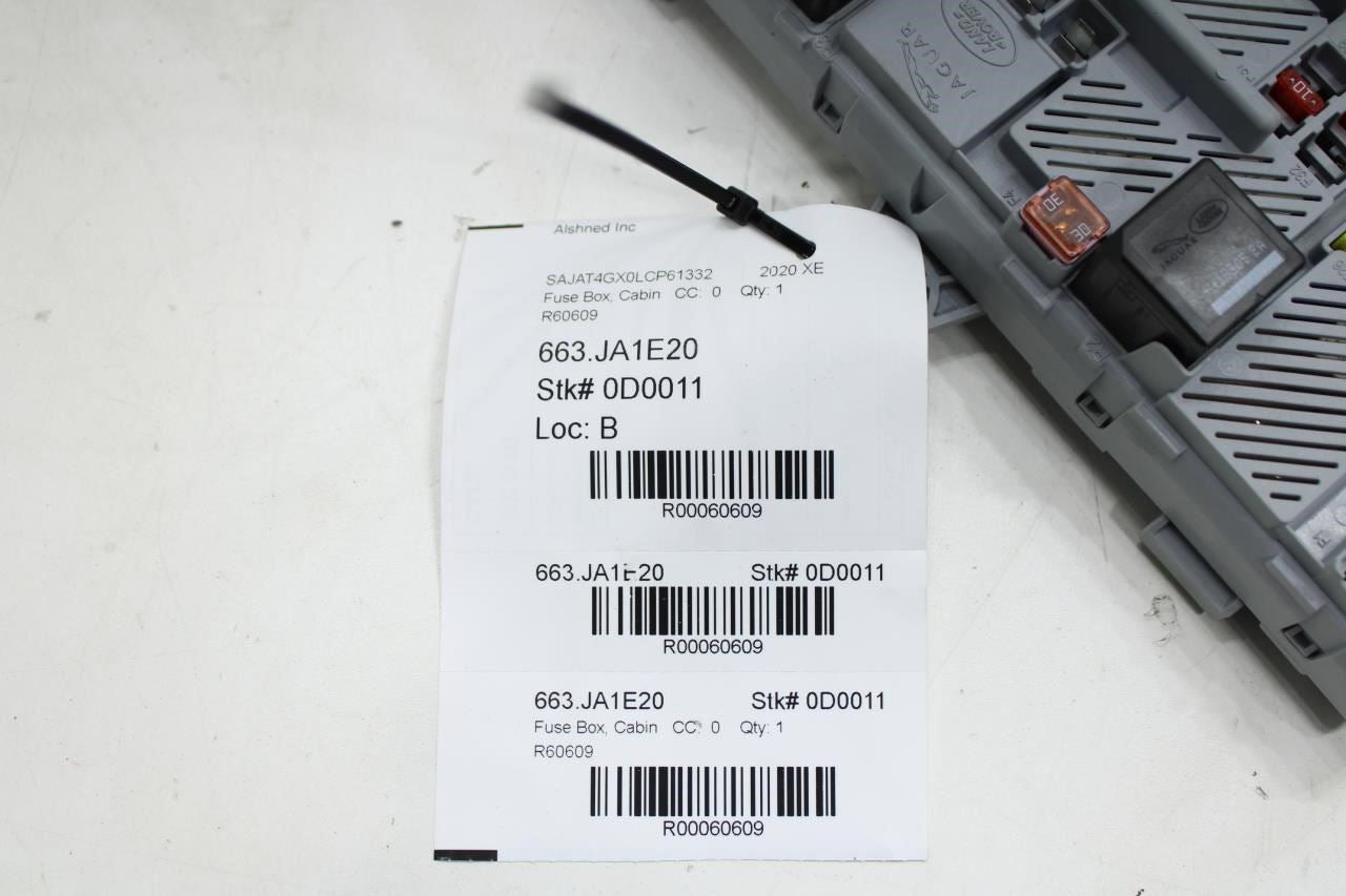2017-20 Jaguar XE R-Dynamic S Cabin Junction Relay Box Module JX63-14N030-AB OEM - Alshned Auto Parts