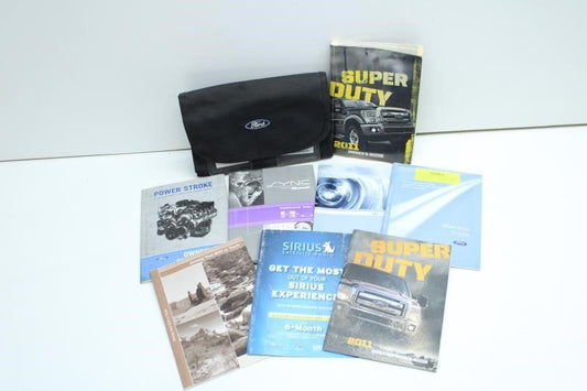 2011 Ford F250 SD Owners Guide Set with Case BC3J-19A321-AA OEM - Alshned Auto Parts