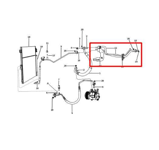 2015 Jeep Grand Cherokee AC Air Conditioning Suction and Liquid Line 68217214AC - Alshned Auto Parts