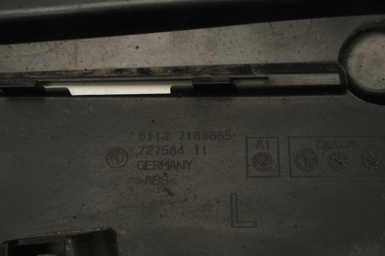 10-15 BMW 750Li xDrive 4.4L AWD Rear Driver Left Side Bumper Support Mount Panel - Alshned Auto Parts