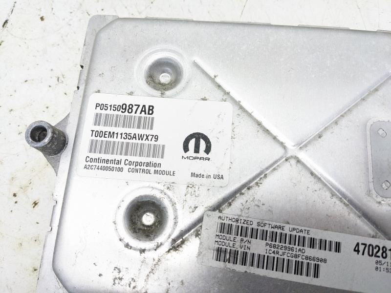 2015 Dodge Durango 3.6L Engine Computer Control Module ECU ECM 5150987AB OEM - Alshned Auto Parts