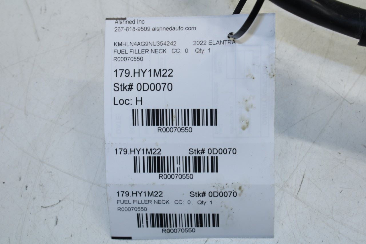2021-2025 Hyundai Elantra SEL 2L Fuel Filler Neck Hose Tube Pipe 31030-AA500 OEM - Alshned Auto Parts