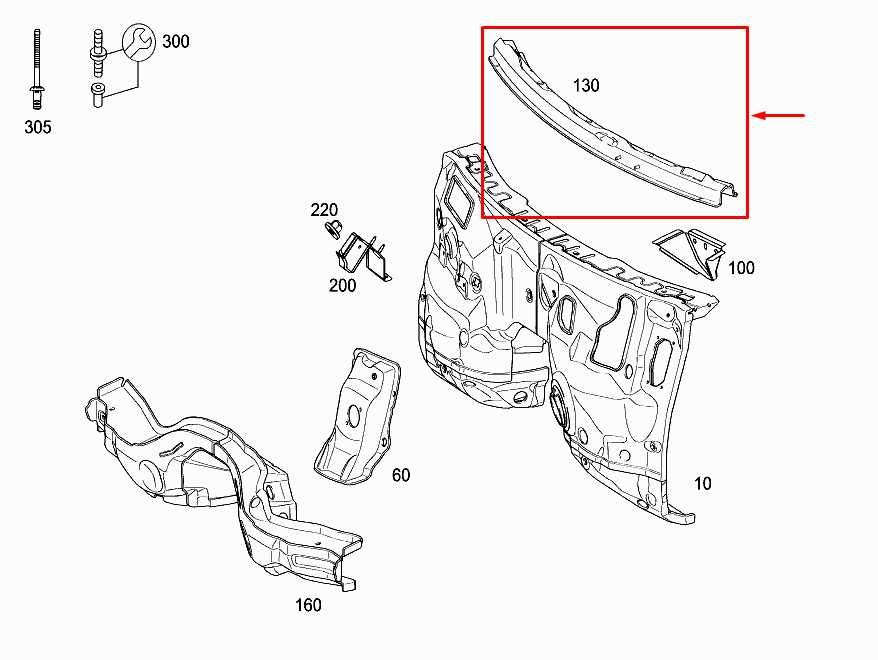 10-16 Mercedes-Benz E350 Sport 4MATIC FR Windshield Cowl Vent Grille Cover Panel - Alshned Auto Parts