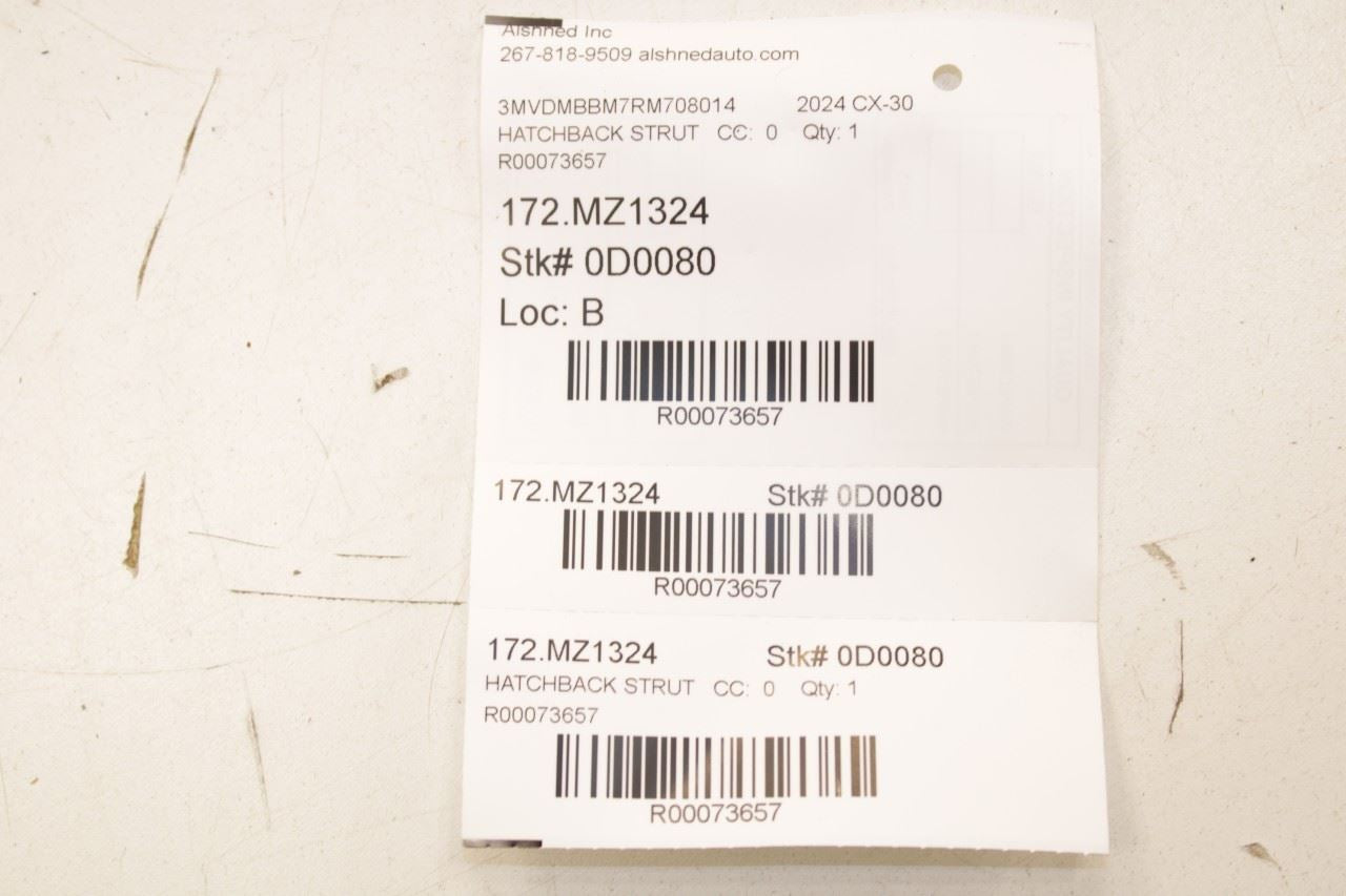 2024-2025 Mazda CX-30 2.5 S Right and Left Side Liftgate Support Cylinder Strut - Alshned Auto Parts