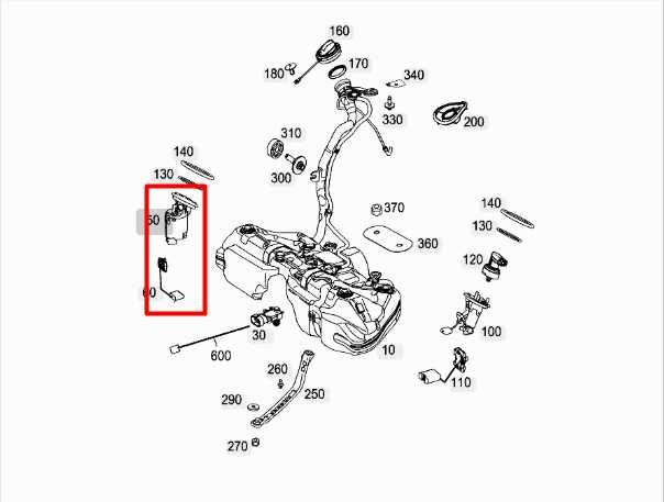 2012-15 Mercedes-Benz C250 1.8L Fuel Gas In Tank Pump Assembly 204-470-02-94 OEM - Alshned Auto Parts