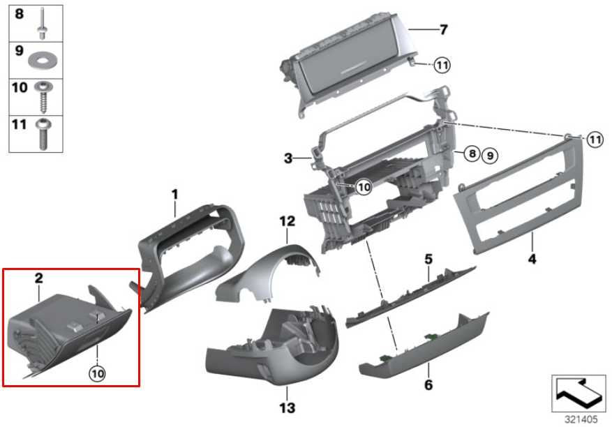 2011-2017 BMW X3 xDrive28i Dash Left Driver Side Glove Storage Compartment Tray - Alshned Auto Parts