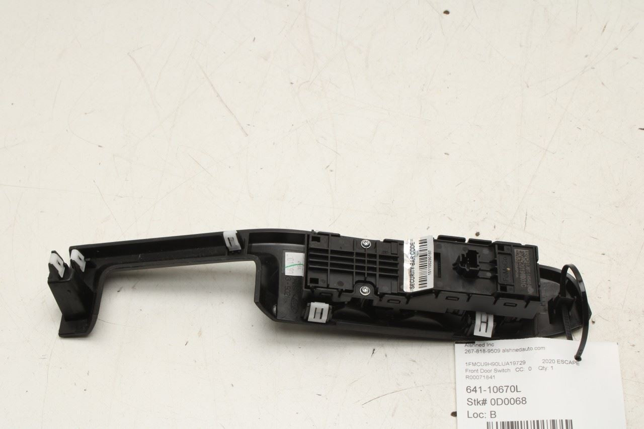 2020-2023 Ford Escape SEL Front Left Master Power Window Switch LJ6Z-14529-BC - Alshned Auto Parts